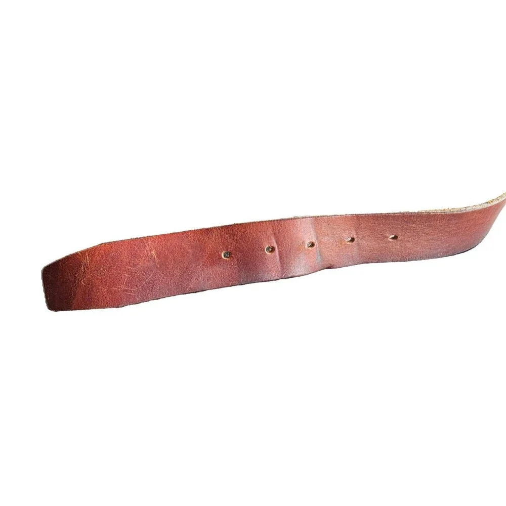 GAP Men's Brown Genuine Leather Belt Made In Italy 34